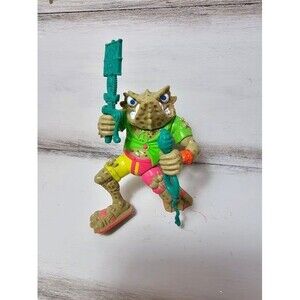 1990 TMNT Vintage Napoleon Bonafrog Action Figure Teenage Mutant Platemate